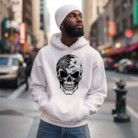"HALLOWEEN SKULL"  Men Hoodie