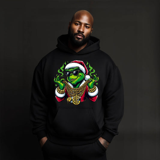 "THUG LIFE"  Ginch Men Hoodie Christmas