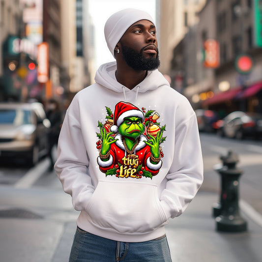 "TRENDY" Grinch Men Hoodie Christmas
