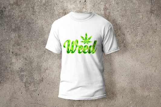 "Weed"  Men T-shirt